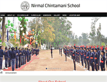 Tablet Screenshot of chintamanischool.com
